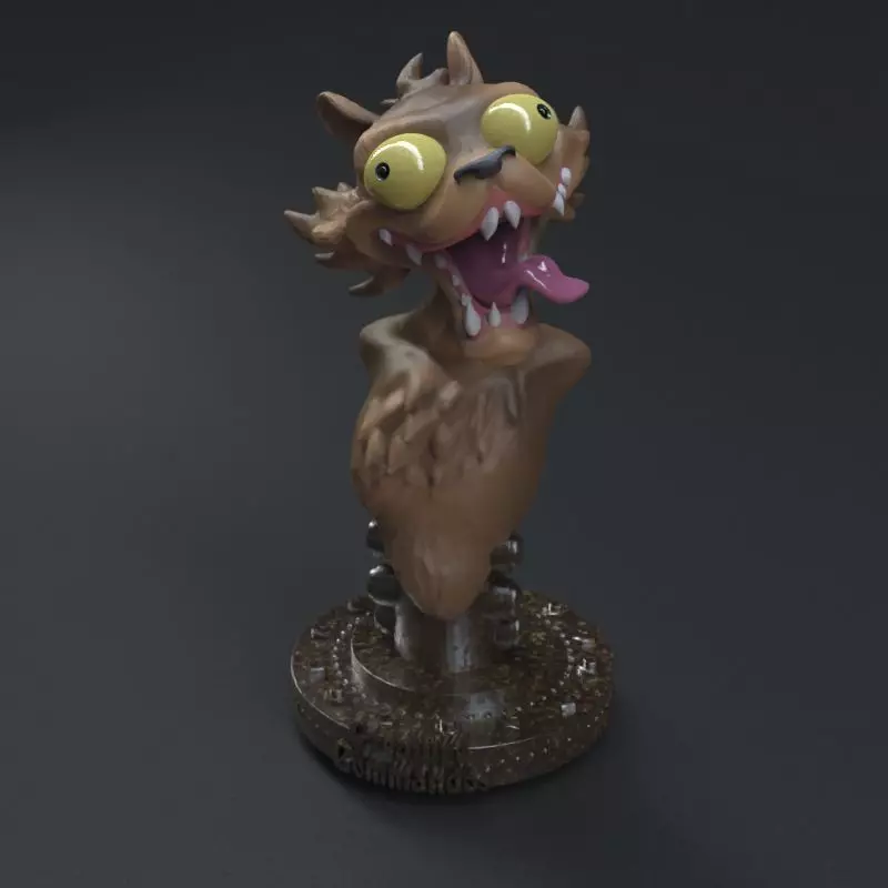 Weasel from Creatures Commandos 3D print model_0
