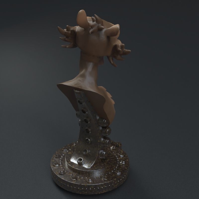 Weasel from Creatures Commandos 3D print model_20