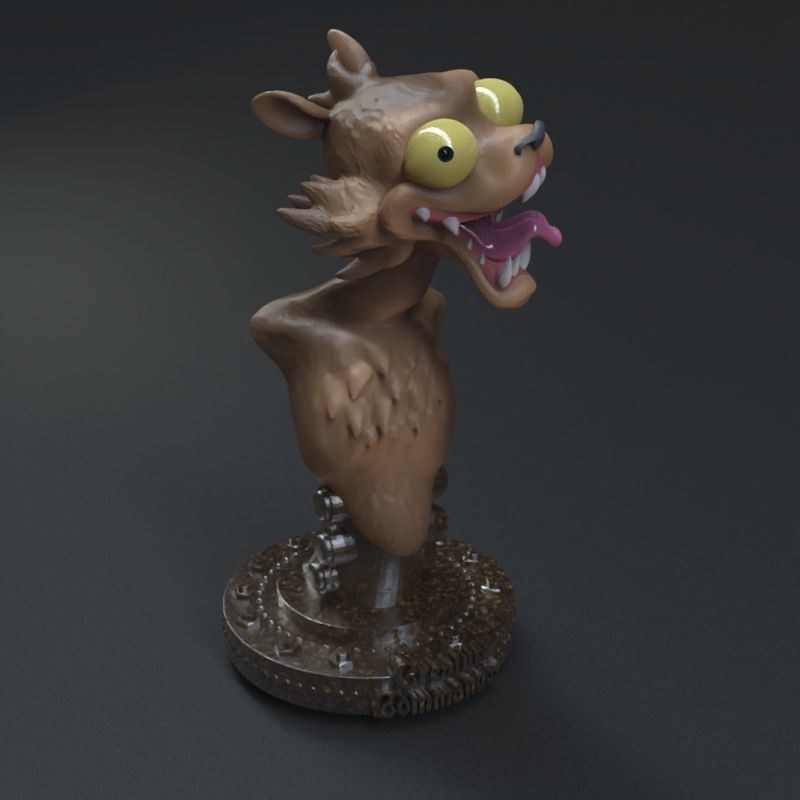 Weasel from Creatures Commandos 3D print model_6