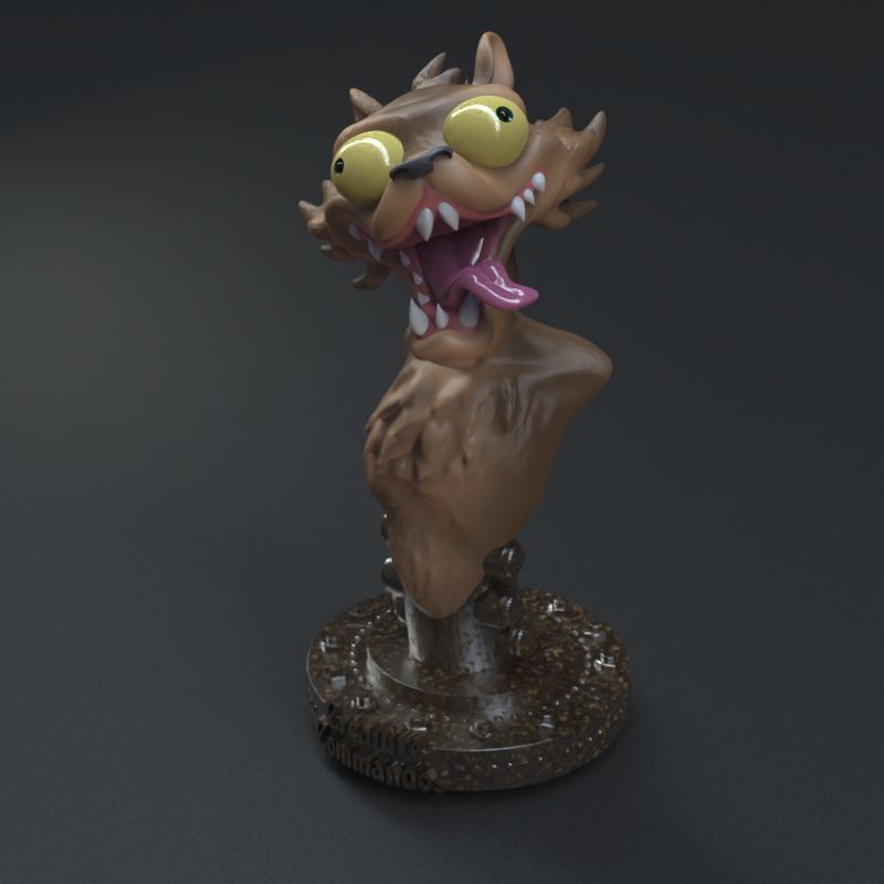 Weasel from Creatures Commandos 3D print model_21