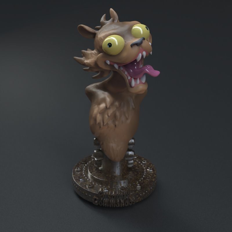 Weasel from Creatures Commandos 3D print model_8