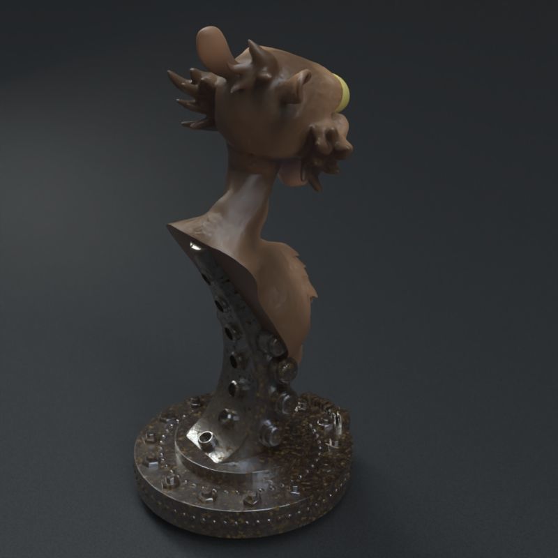 Weasel from Creatures Commandos 3D print model_22
