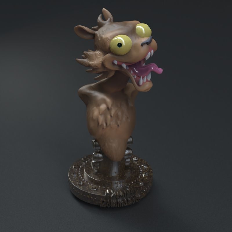 Weasel from Creatures Commandos 3D print model_7