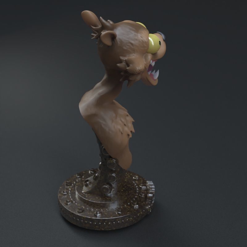 Weasel from Creatures Commandos 3D print model_3