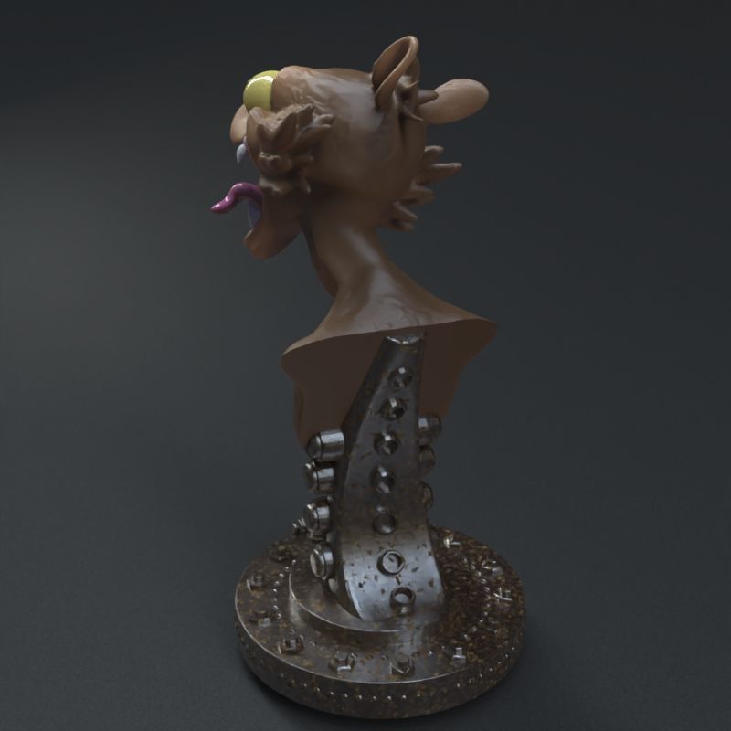 Weasel from Creatures Commandos 3D print model_16