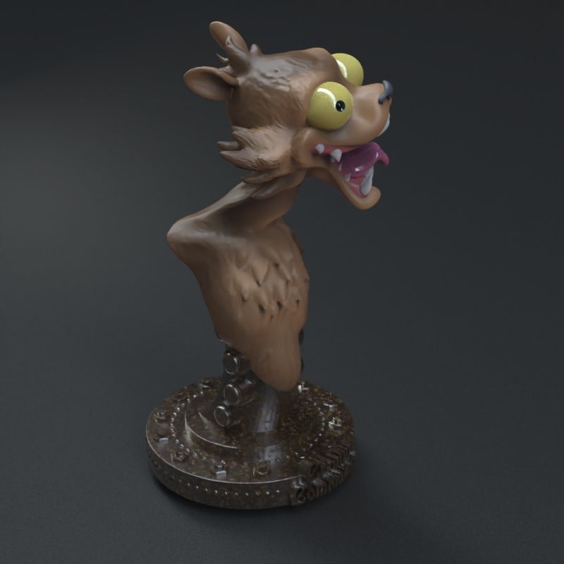 Weasel from Creatures Commandos 3D print model_5