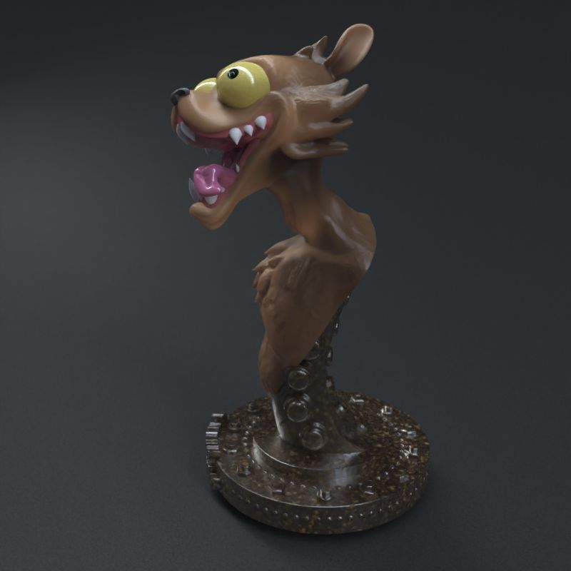 Weasel from Creatures Commandos 3D print model_12
