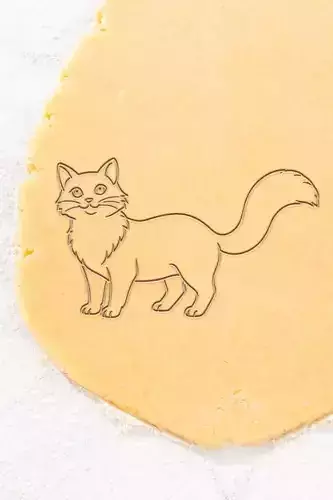 Cat Cookie Cutter - Biscuit Cutter