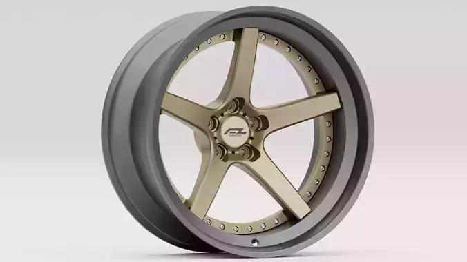 Forgedlite DC1 2PC Rim 3D model