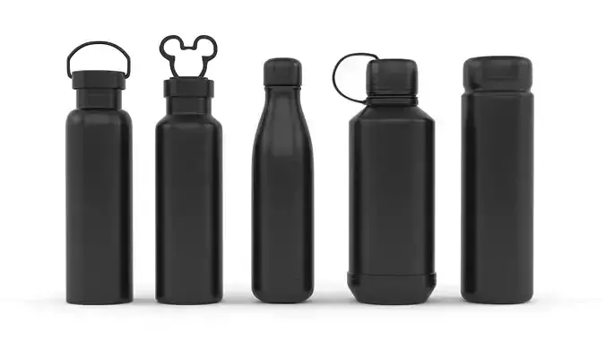 Plastic Bottle Collection 3D model