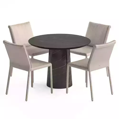 Cattelanitalia Cubakeramik table Italia chair