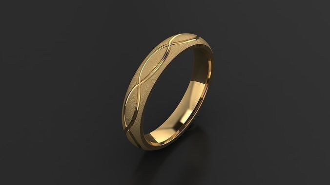 gold ring 3D model