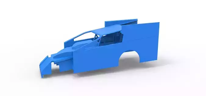 Shell of Northeast Outlaw Dirt Modified V1 Scale 1 to 25