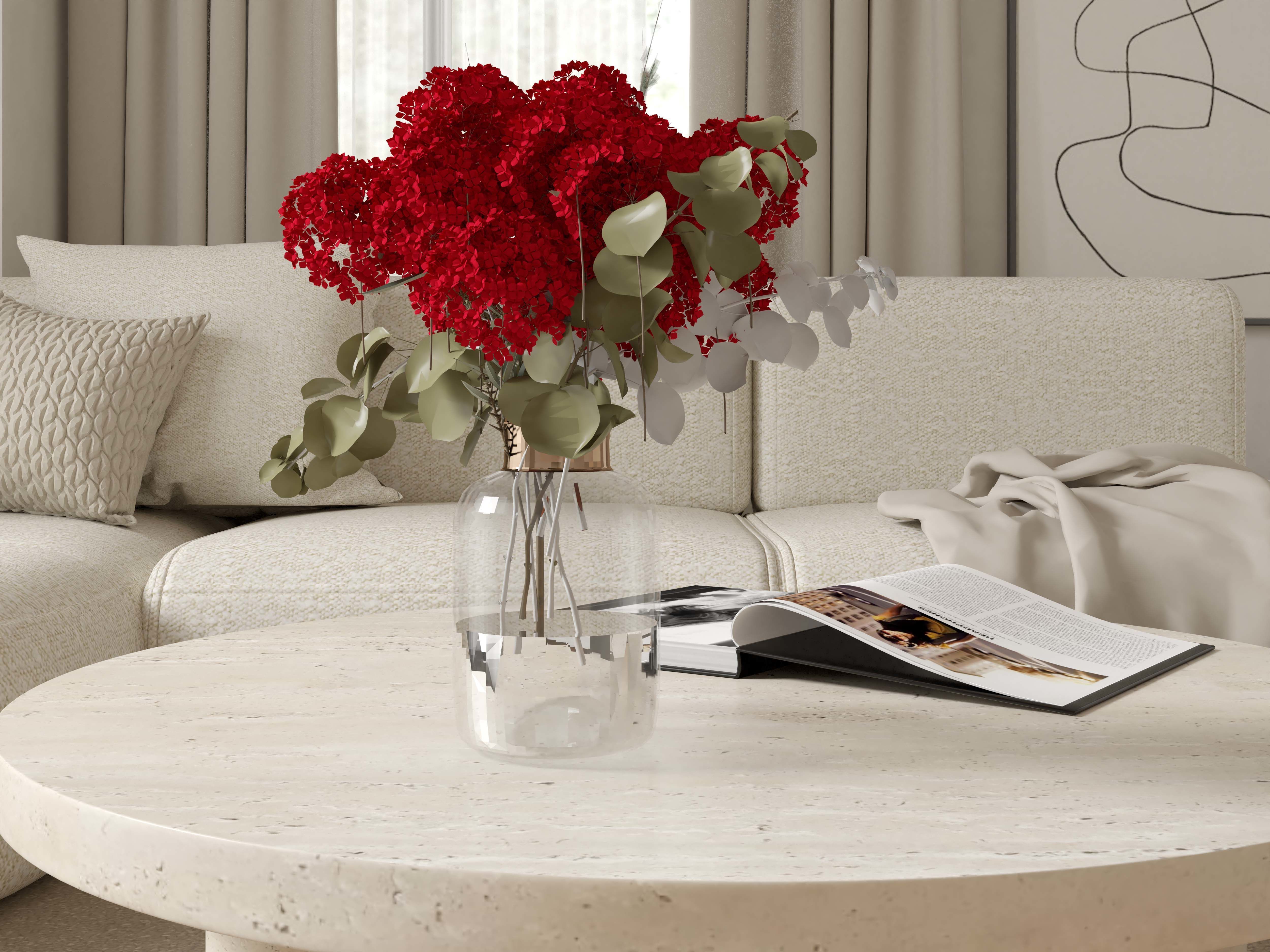 living room 3D model_3