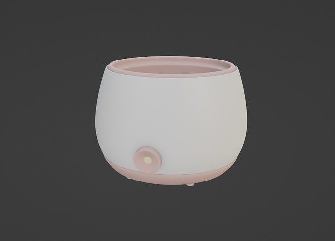 Smart Pet Feeder Low-poly 3D model