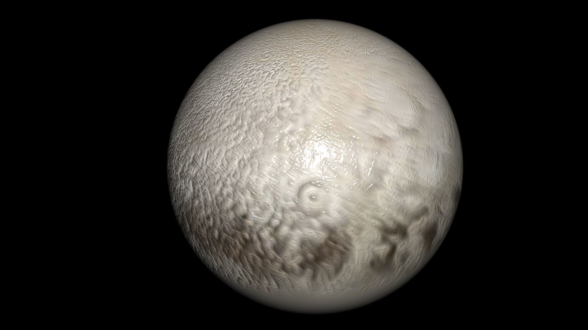Pluto 3D model_4