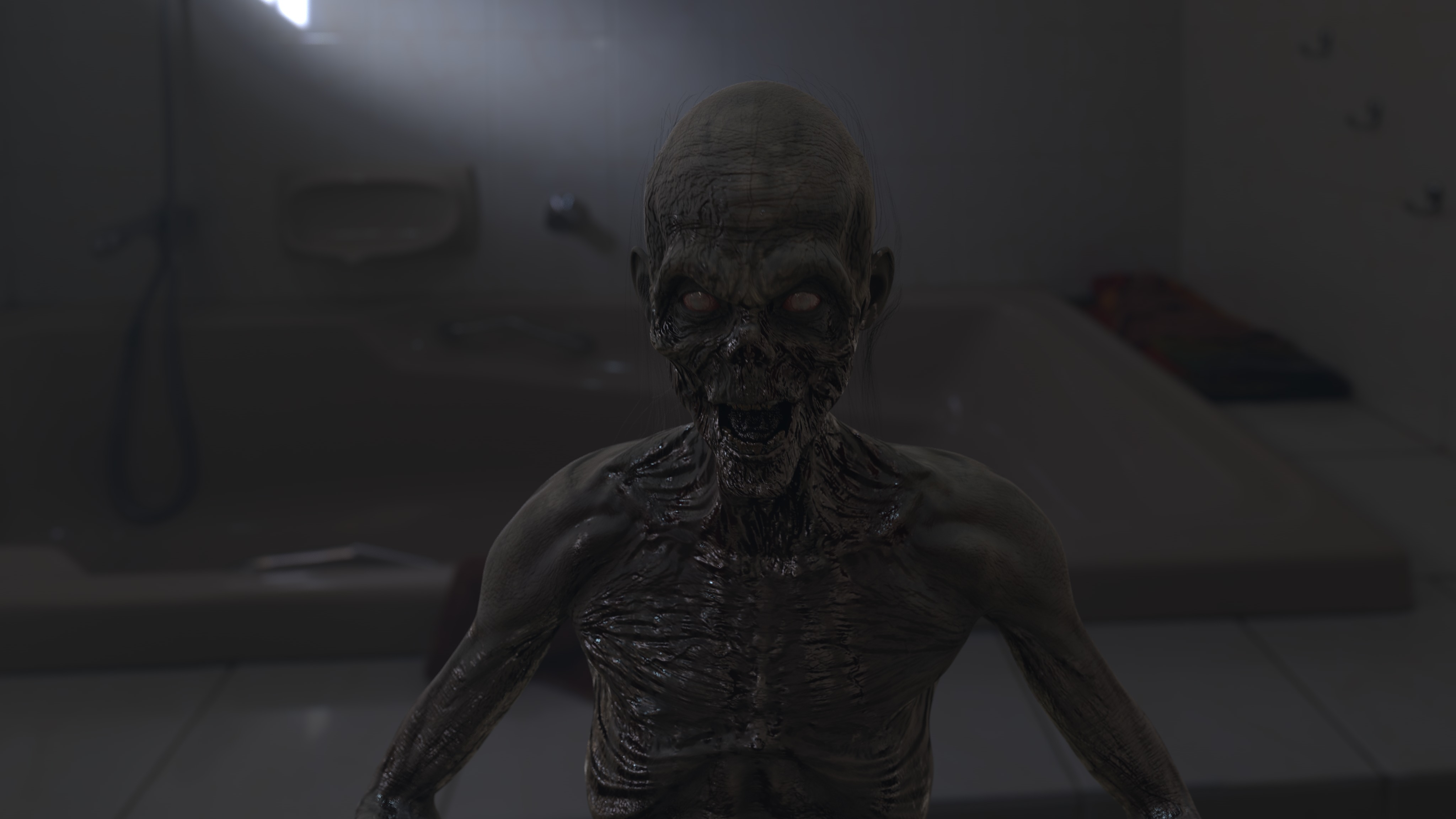 CREEPY ZOMBIE Low-poly 3D model_13