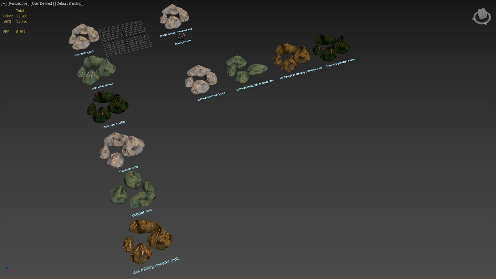 Medieval Weapon and Item pack Low-poly 3D model_2