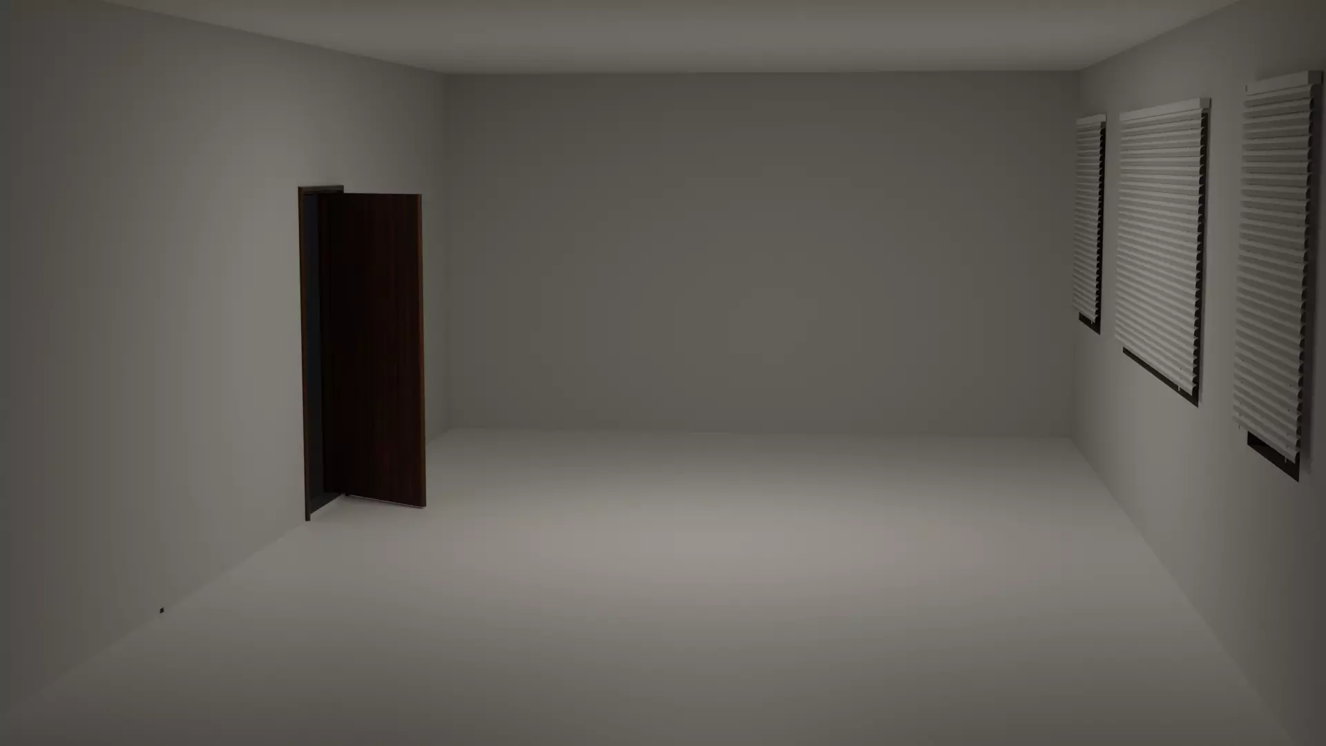 Empty room 3D model
