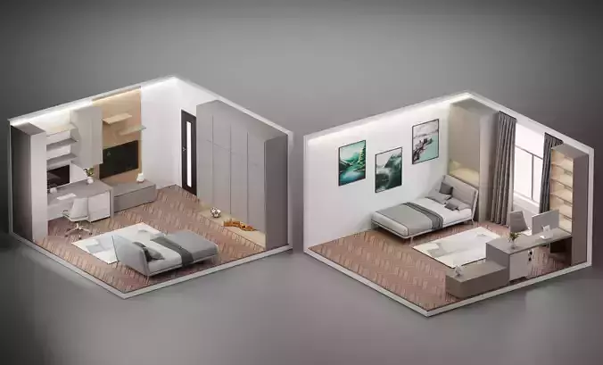 Bedroom interior