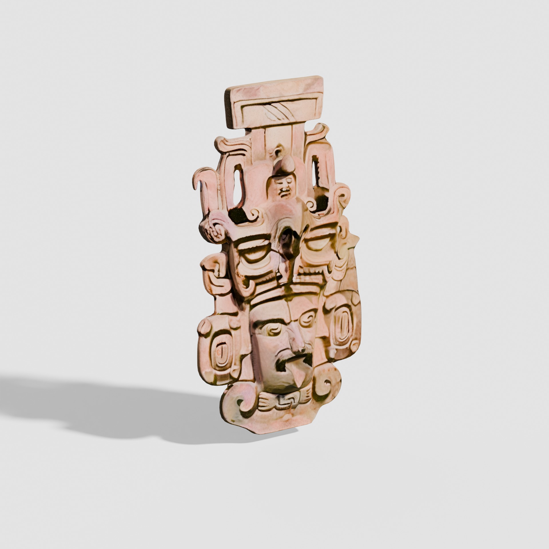 Maya sculptures Pack Low-poly 3D model_10