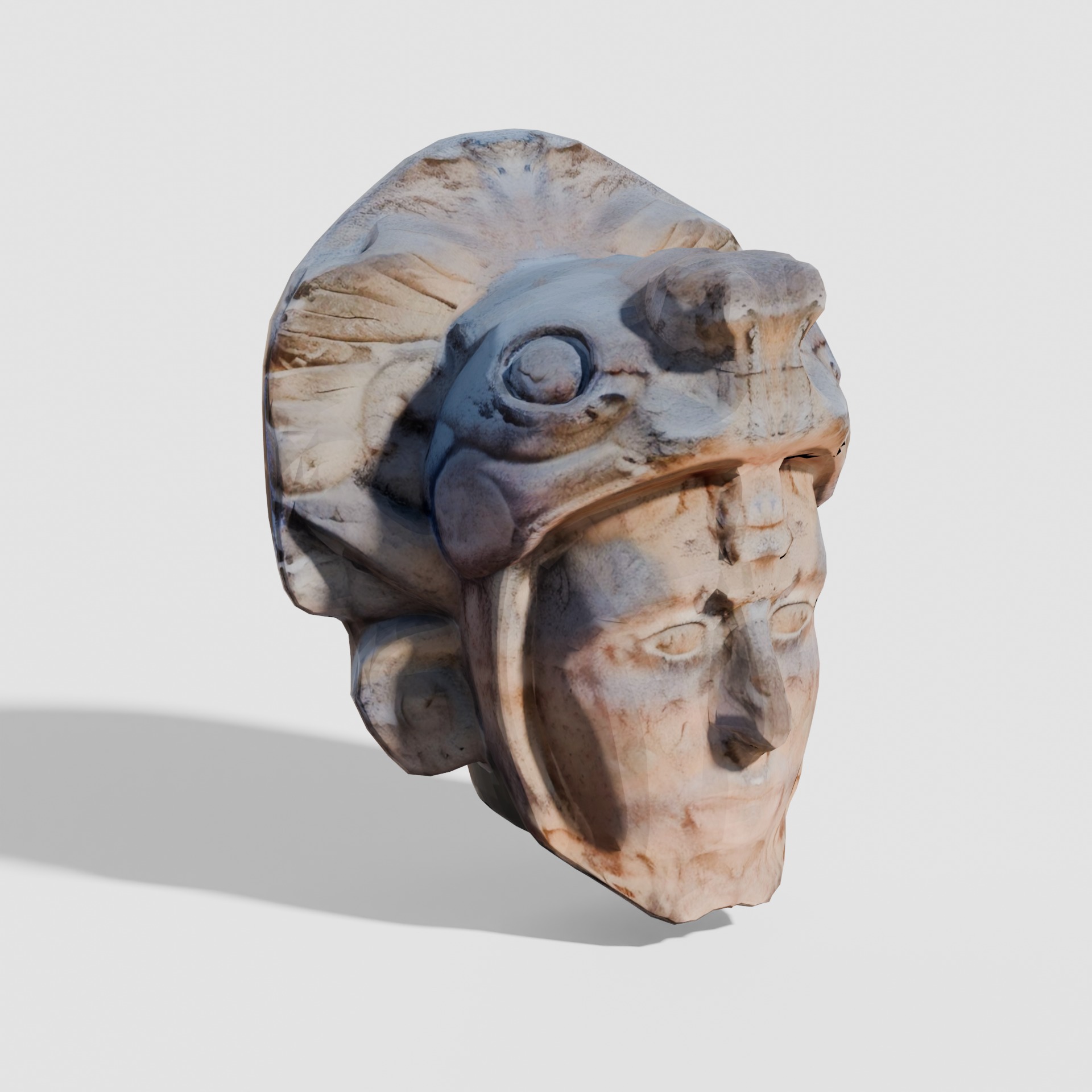 Maya sculptures Pack Low-poly 3D model_12