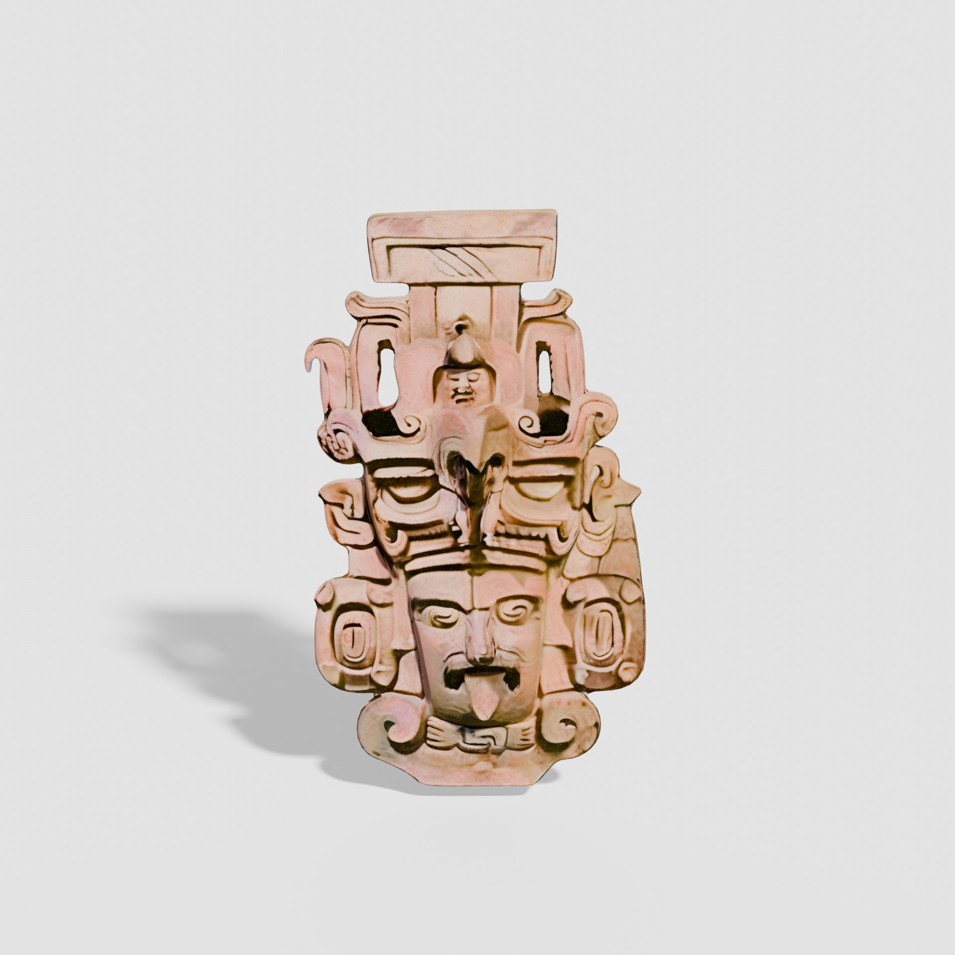 Maya sculptures Pack Low-poly 3D model_9
