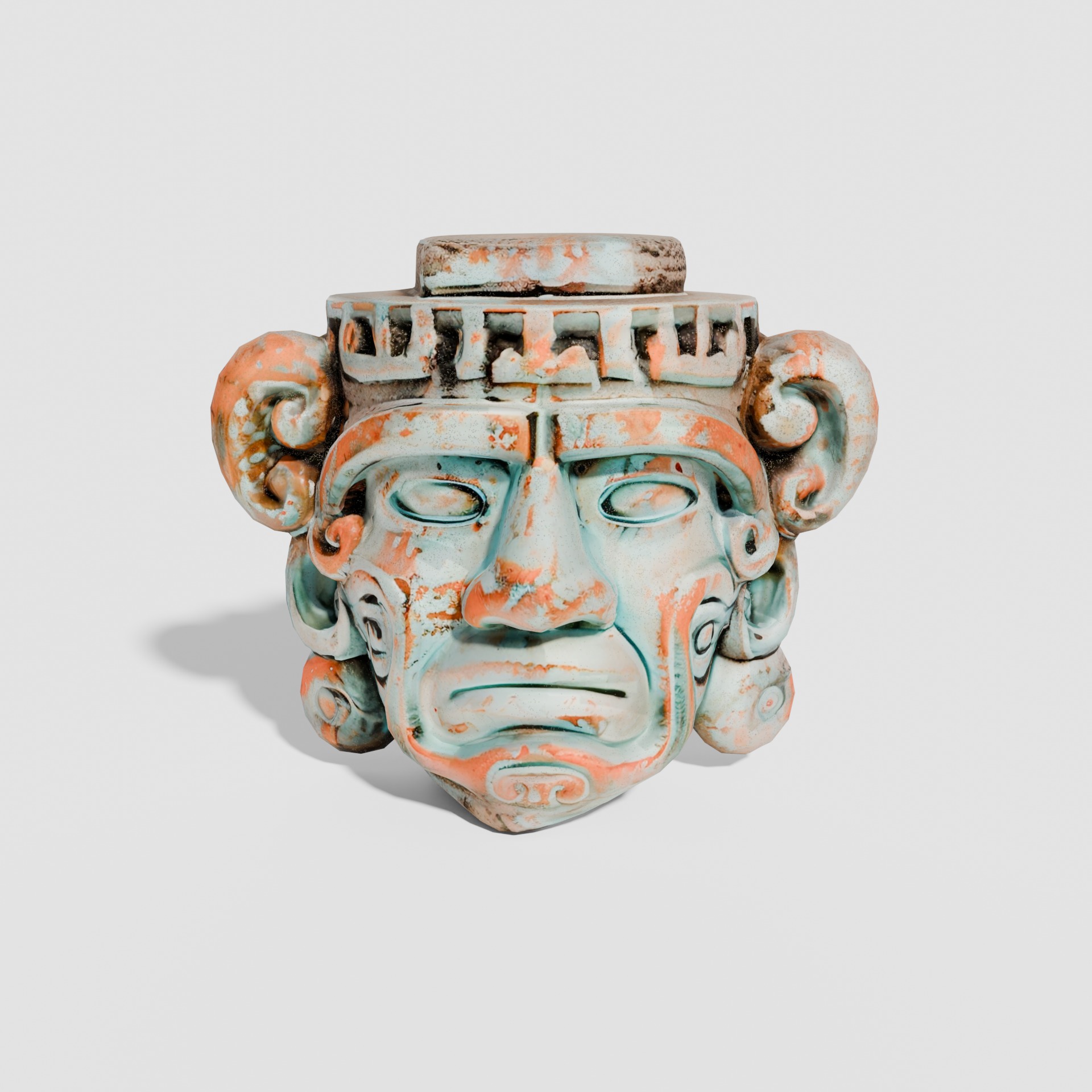 Maya sculptures Pack Low-poly 3D model_1