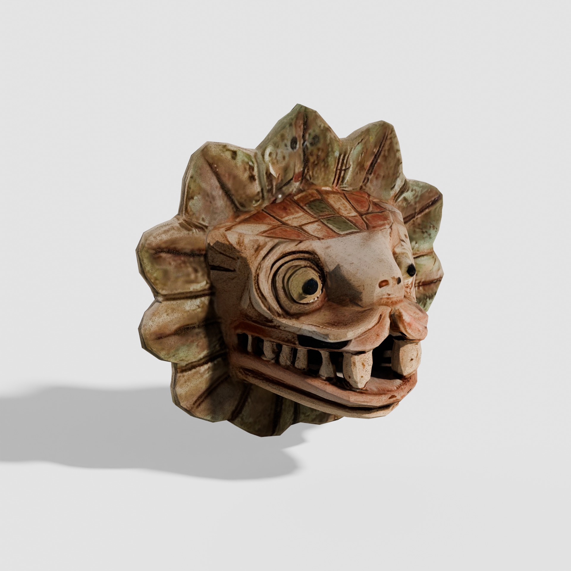 Maya sculptures Pack Low-poly 3D model_20