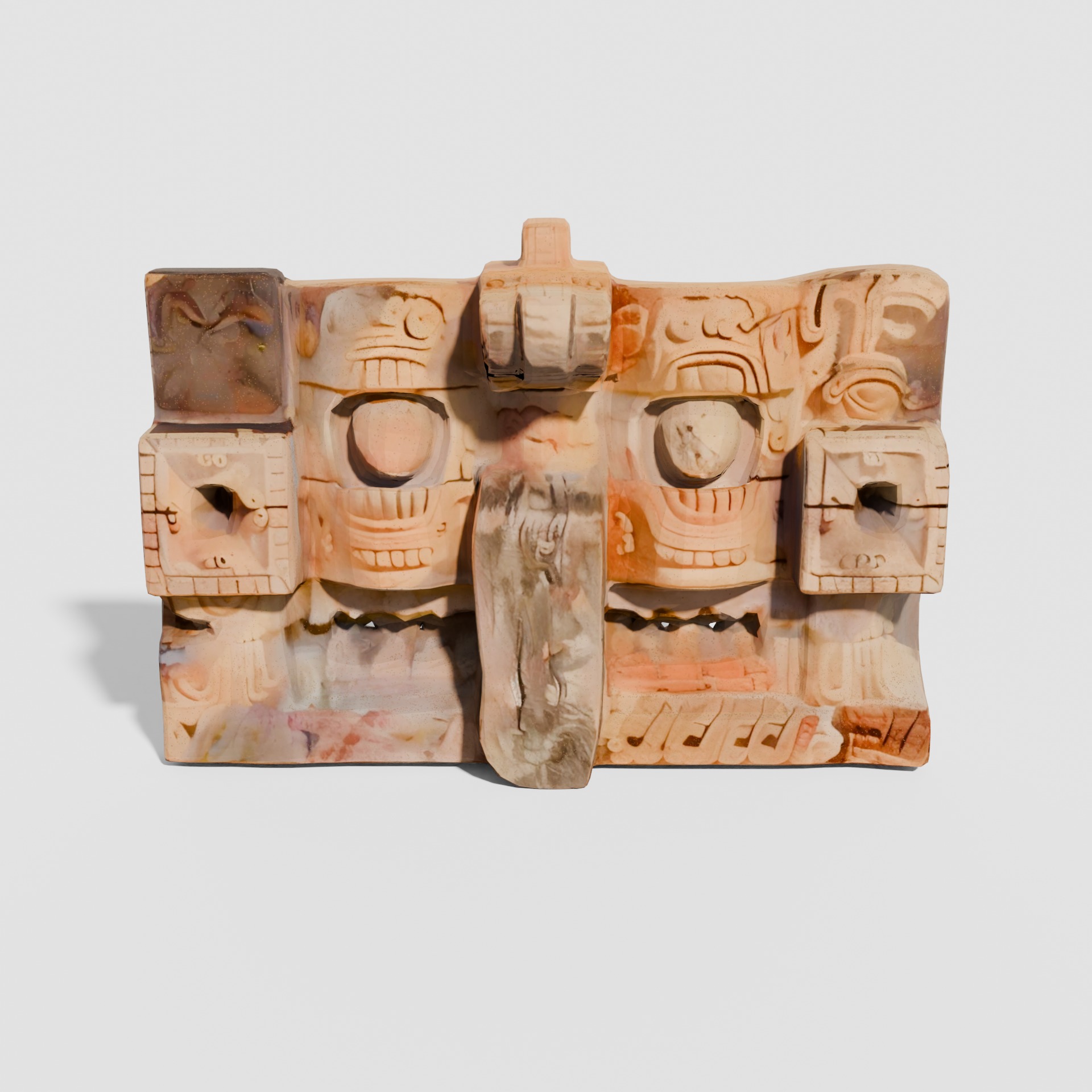 Maya sculptures Pack Low-poly 3D model_17
