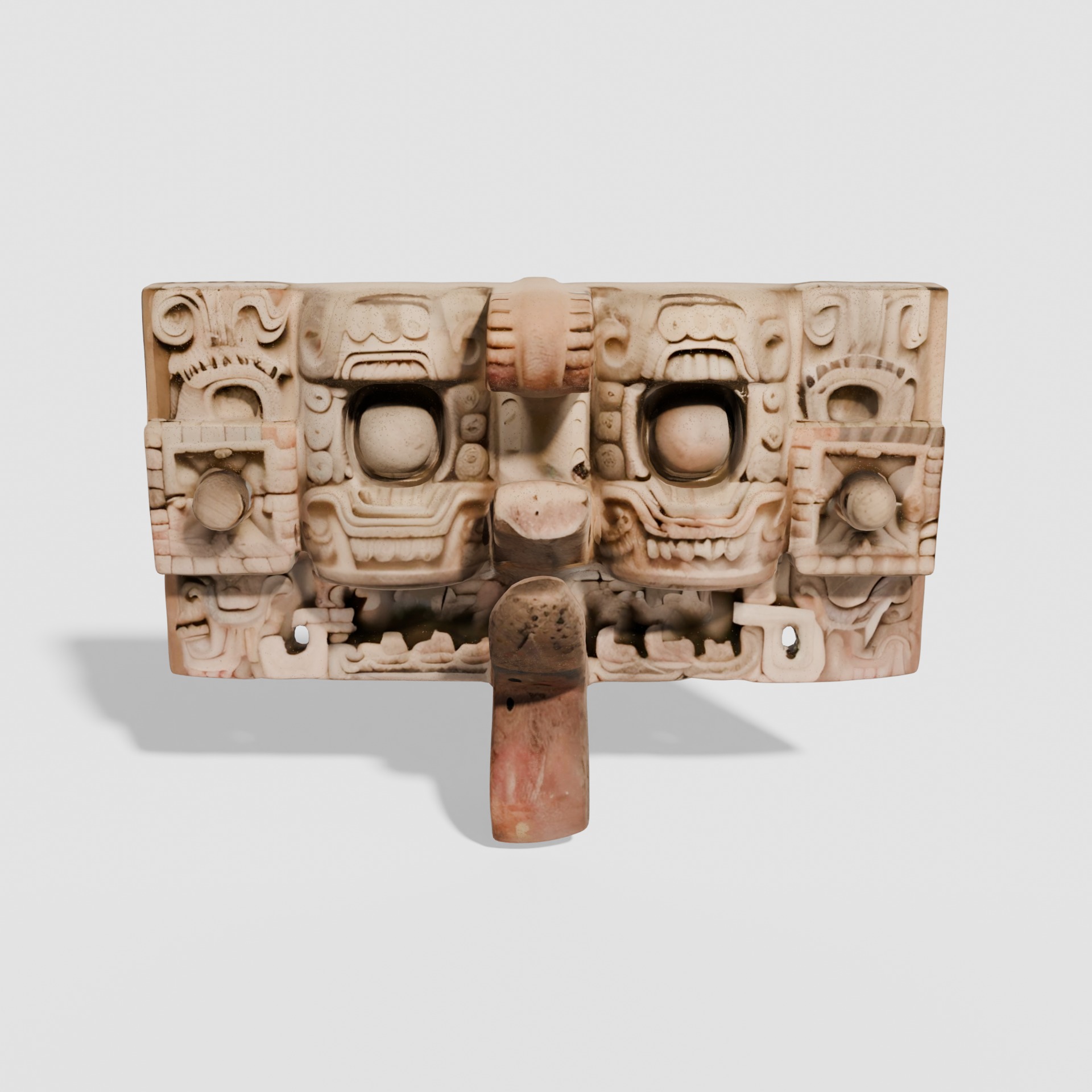 Maya sculptures Pack Low-poly 3D model_15