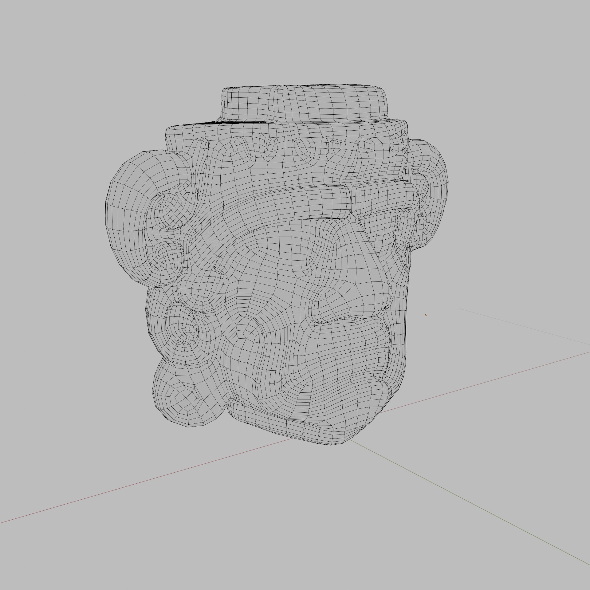 Maya sculptures Pack Low-poly 3D model_23