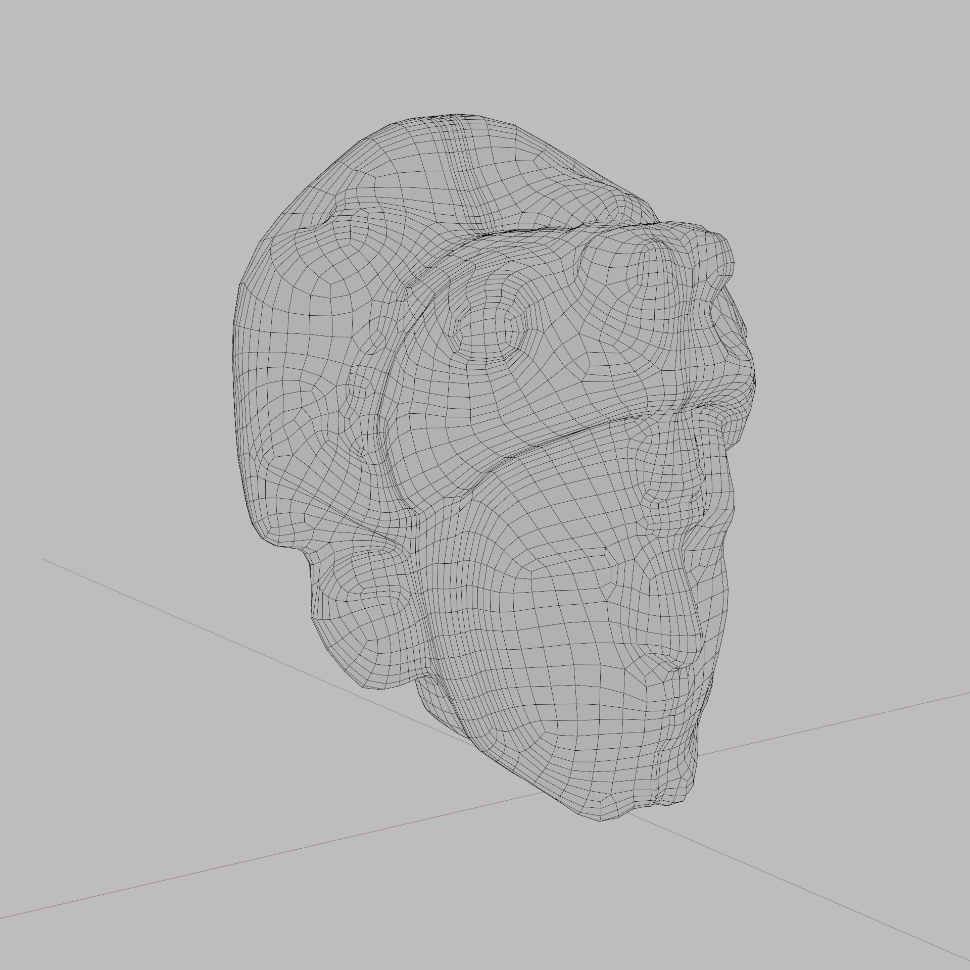 Maya sculptures Pack Low-poly 3D model_24