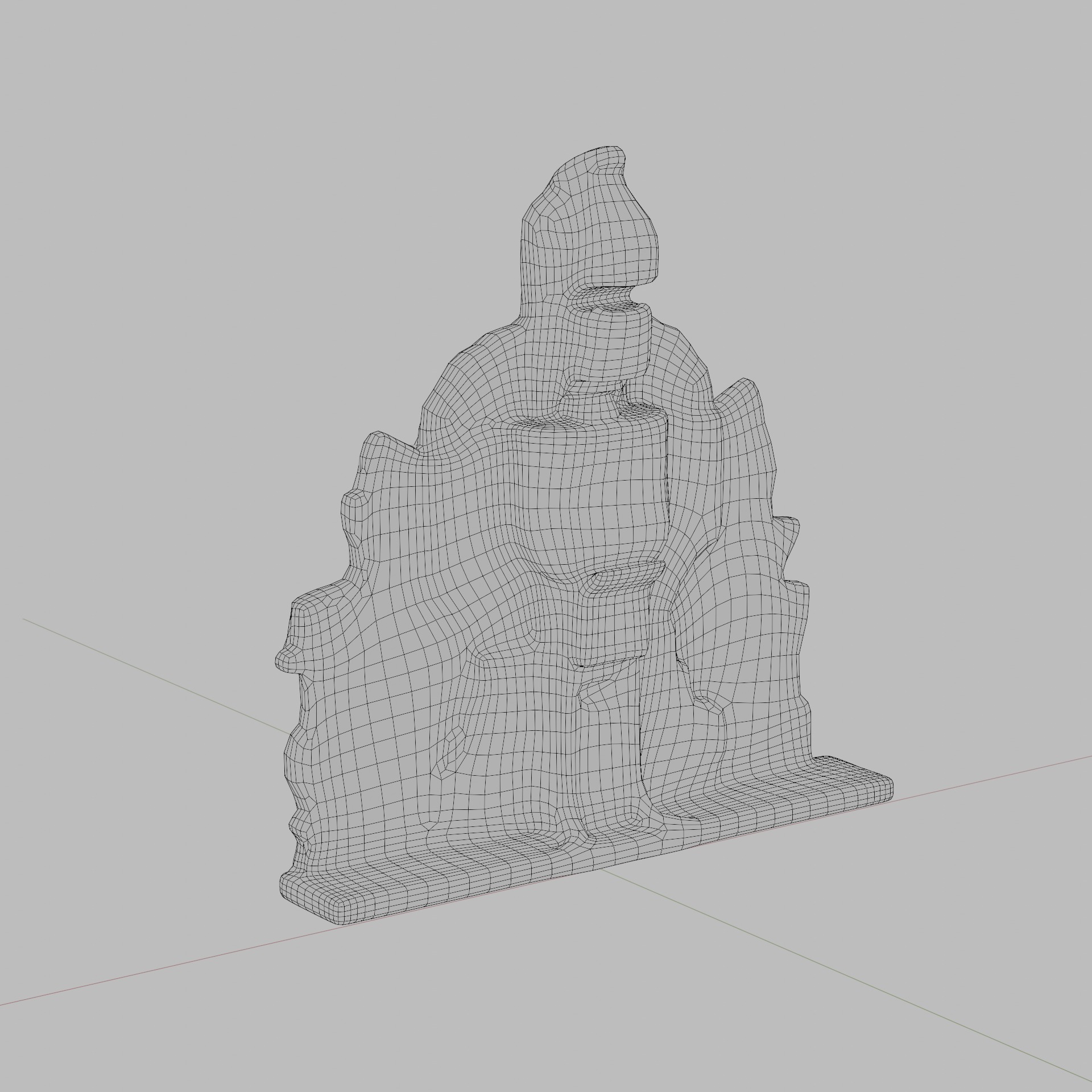 Maya sculptures Pack Low-poly 3D model_26