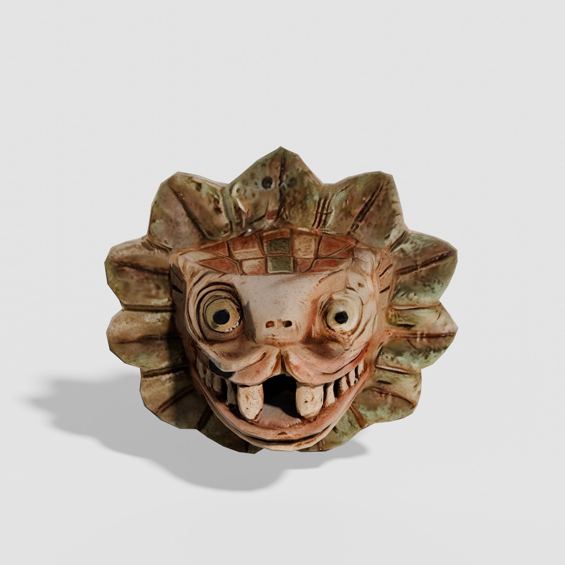 Maya sculptures Pack Low-poly 3D model_19