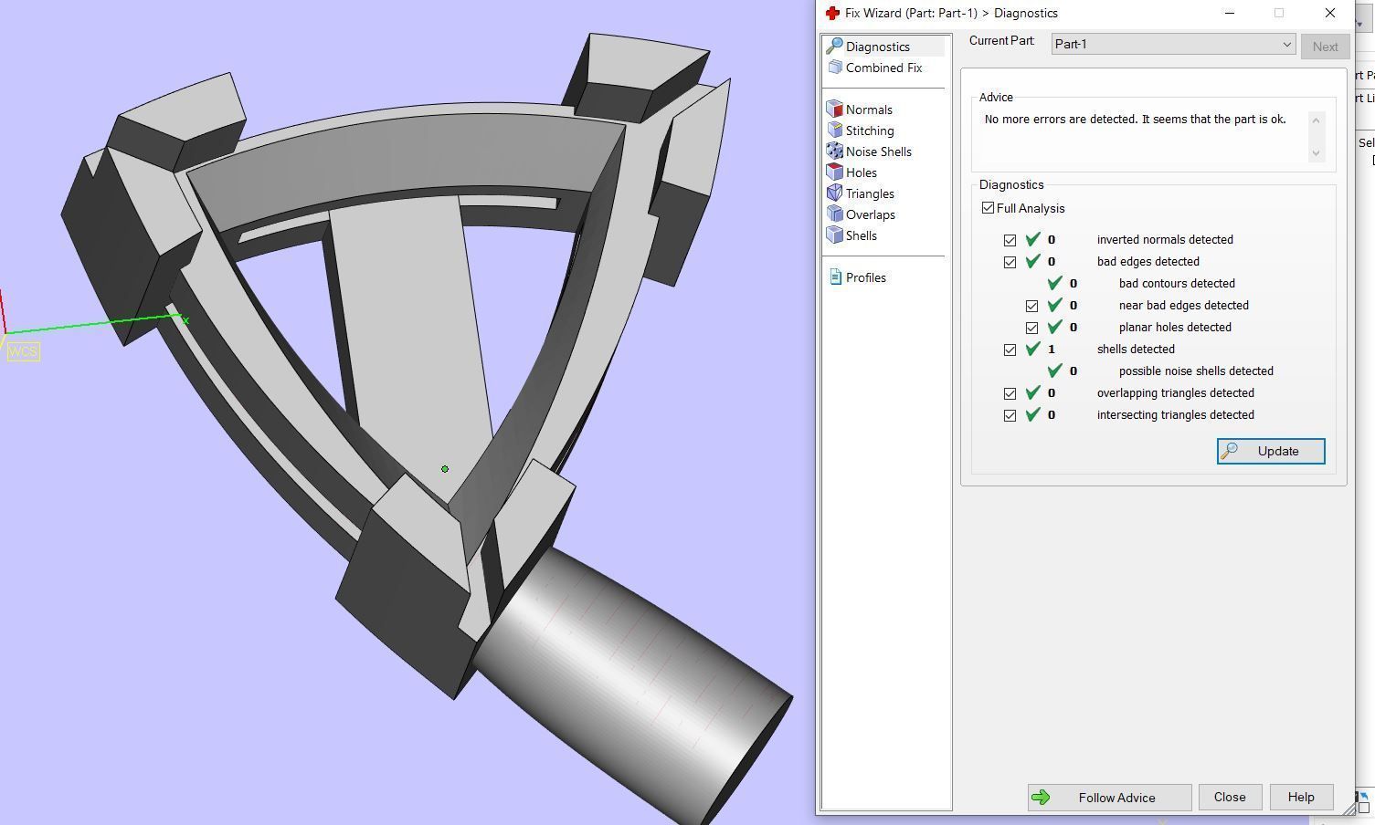 Shape Stud Triangle Earrings 3D print model_14