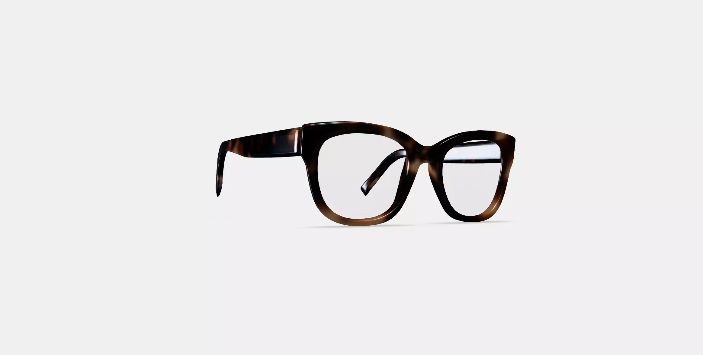 Tatum Eyeglasses in Cognac Tortoise 3D model