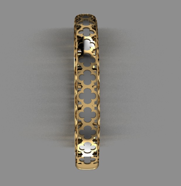 VanCleef Tarnish Bracelets 3D print model_3