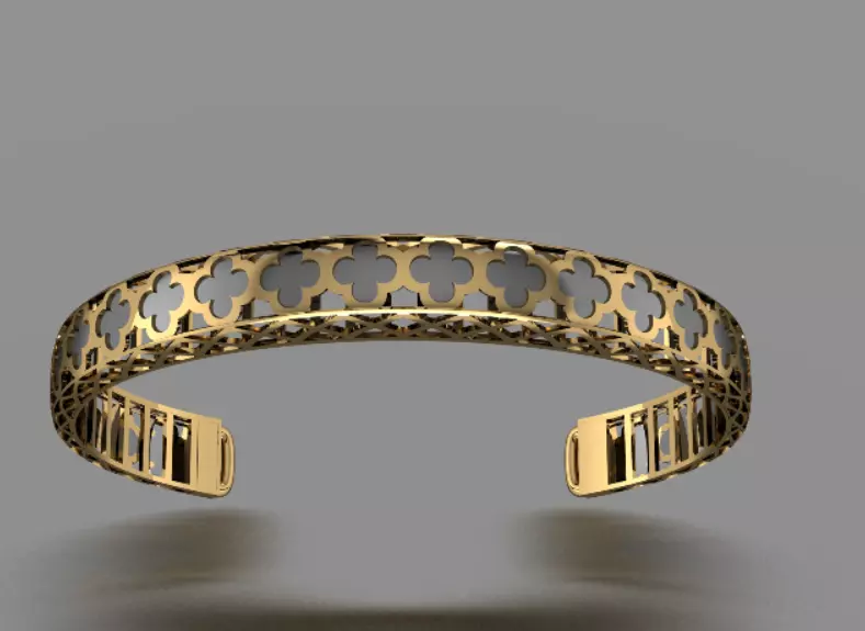 VanCleef Tarnish Bracelets 3D print model_0