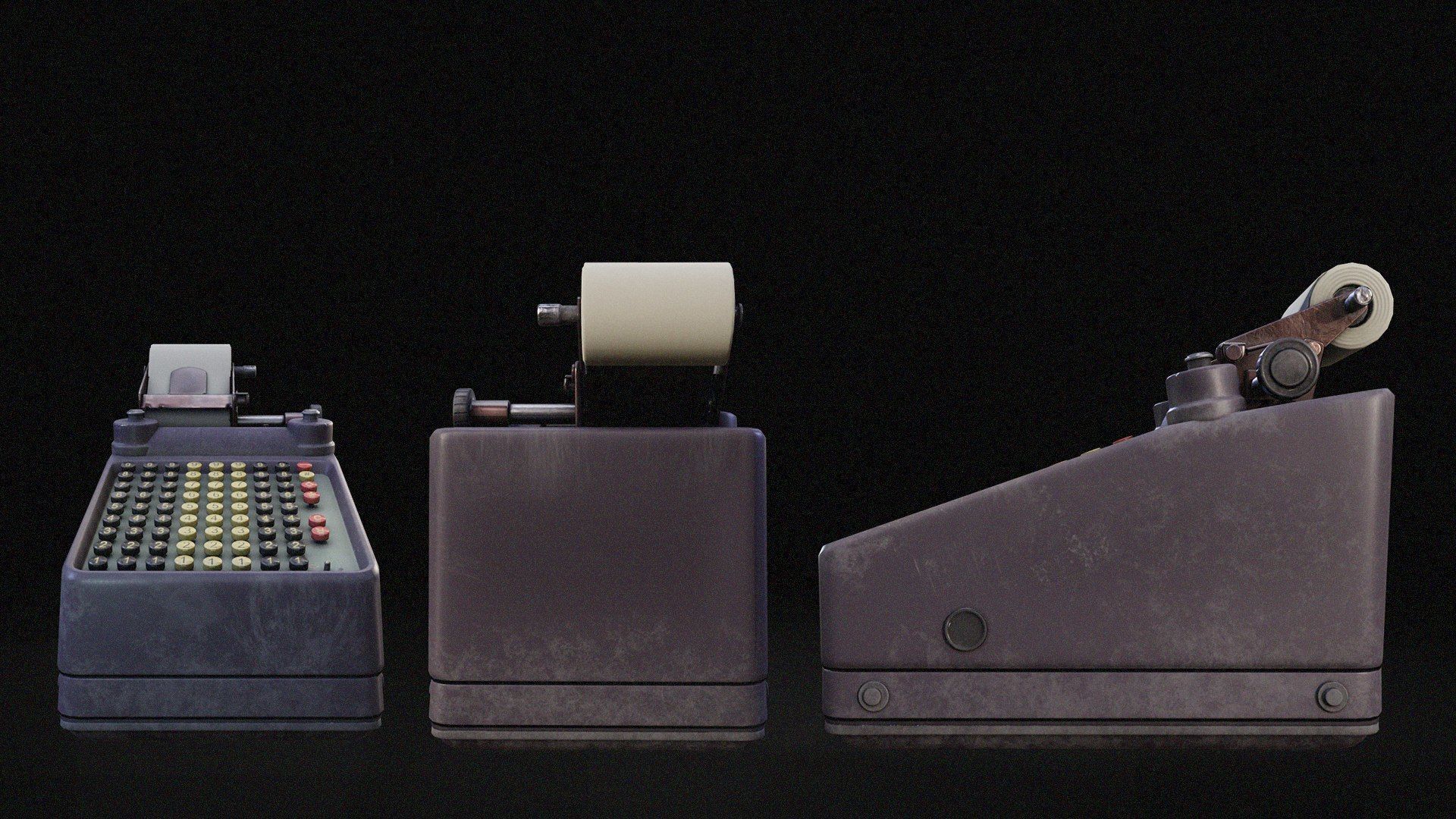 Mega Prop Pack in Realistic and Sci-Fi Style Low-poly 3D model_27