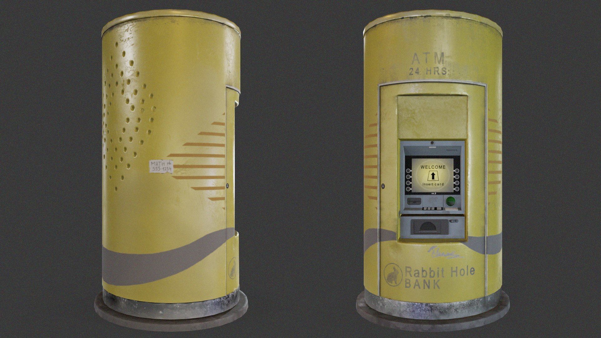 Mega Prop Pack in Realistic and Sci-Fi Style Low-poly 3D model_8