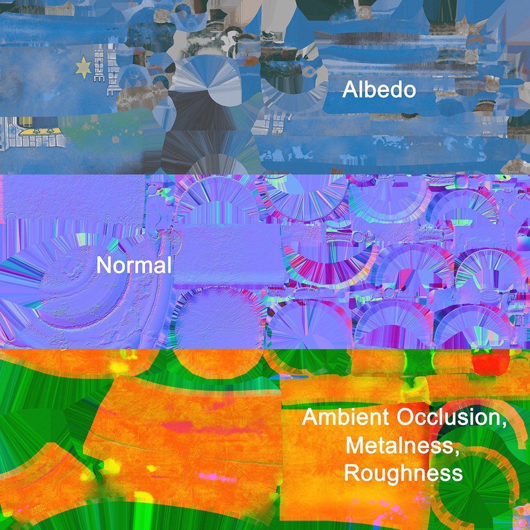 Mega Prop Pack in Realistic and Sci-Fi Style Low-poly 3D model_34