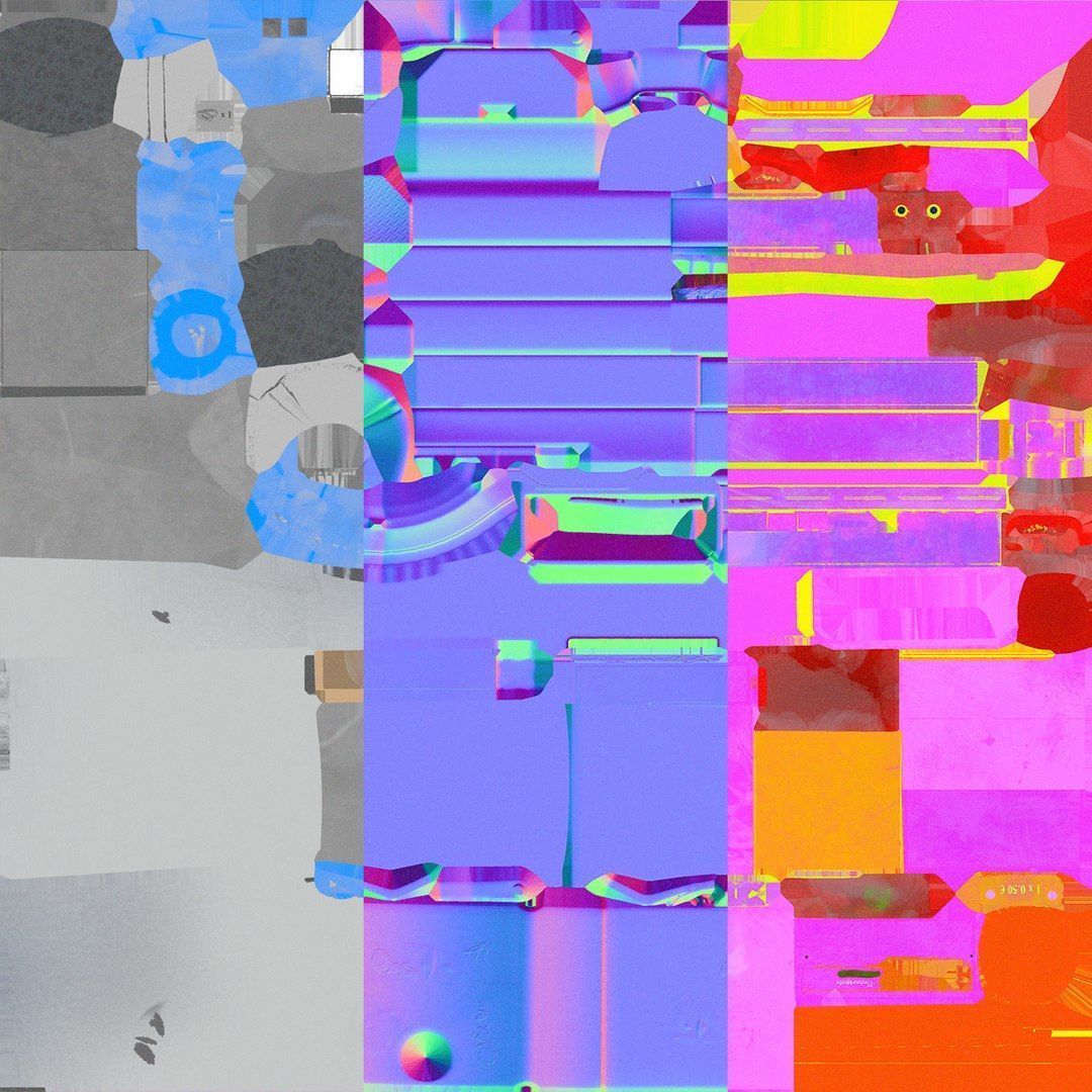 Mega Prop Pack in Realistic and Sci-Fi Style Low-poly 3D model_32