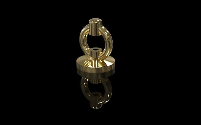 Threaded back Free 3D print model
