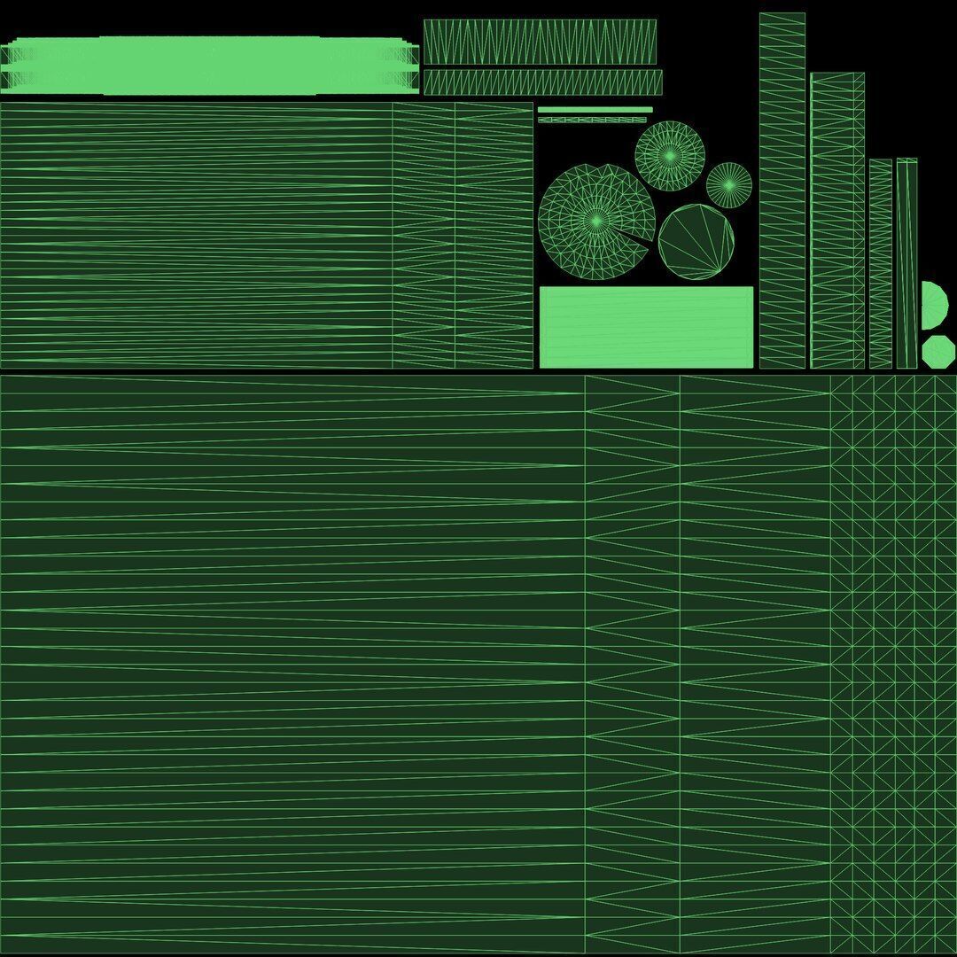 Melee Weapons Pack Low-poly 3D model_12