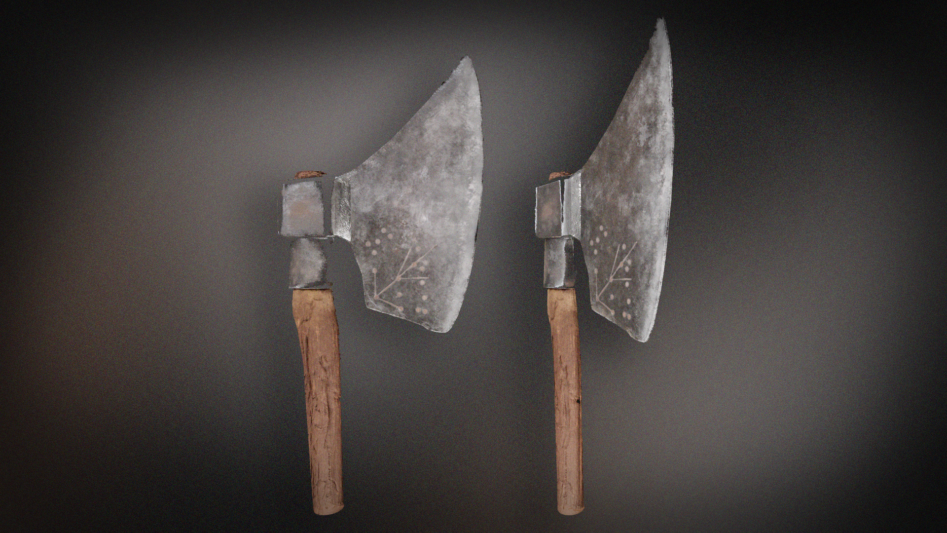 Melee Weapons Pack Low-poly 3D model_4