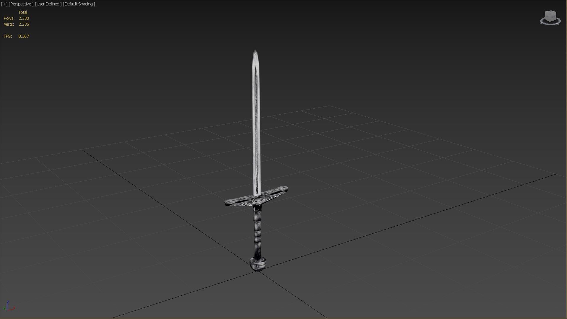 Melee Weapons Pack Low-poly 3D model_18