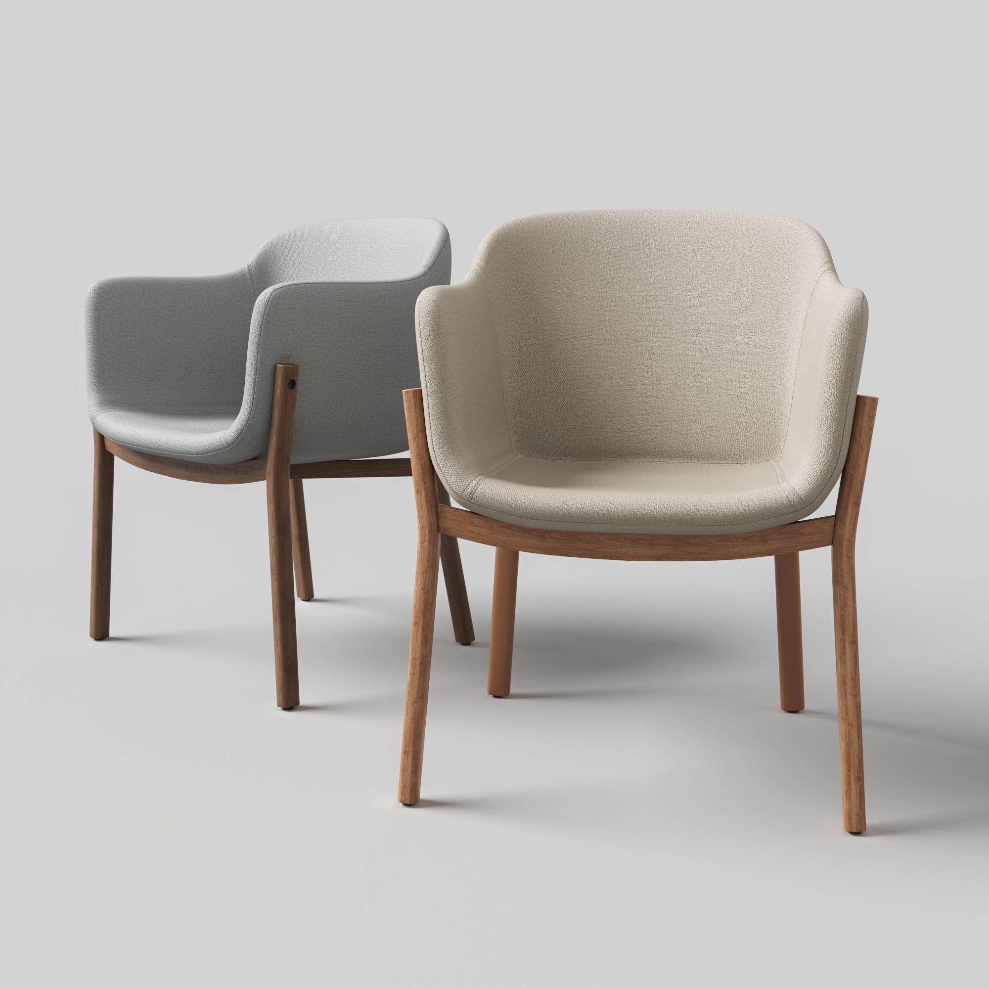 Heals De La Espada Porto Dining Chair 3D model_2