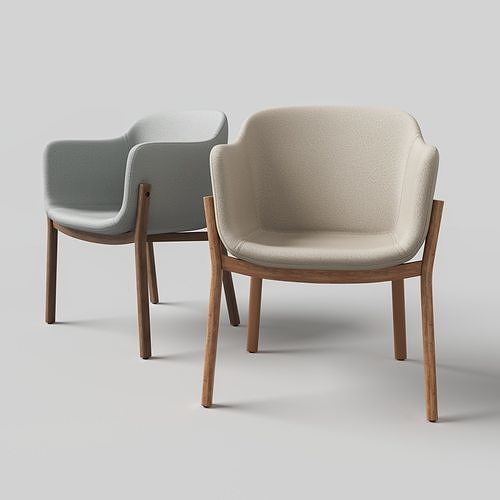 Heals De La Espada Porto Dining Chair 3D model 3