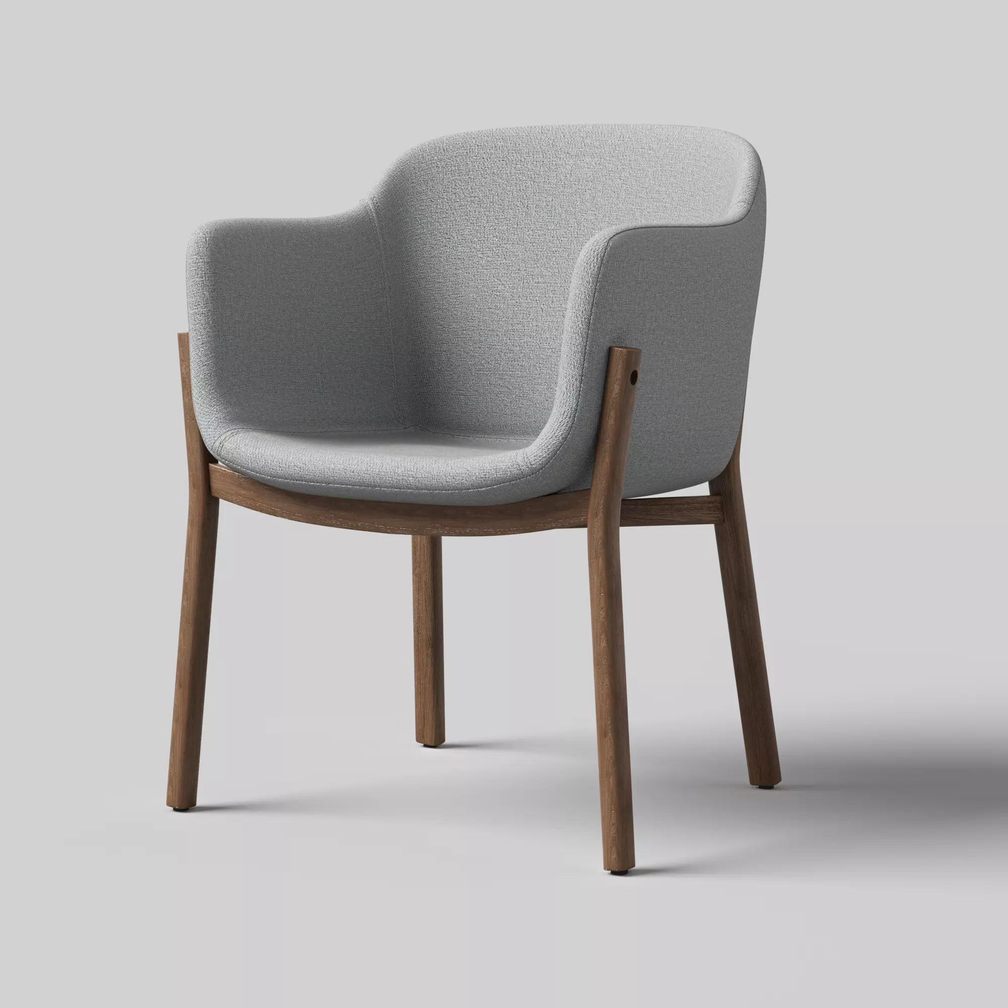 Heals De La Espada Porto Dining Chair 3D model_0